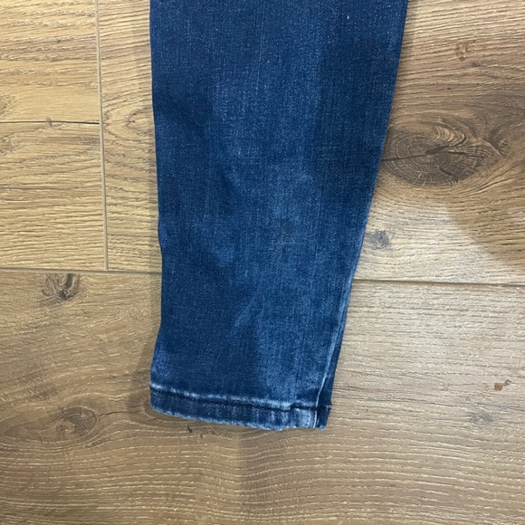 Tommy Hilfiger Denim Embroidered High Rise Jeggings Leggings Jeans Red Pinstripe - Picture 7 of 9